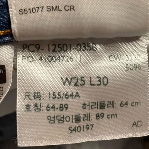 Levi's® Premium 501® ORIGINAL FIT WOMEN'S JEANS Athens Crown - Medium Wash - Picture 11 of 13